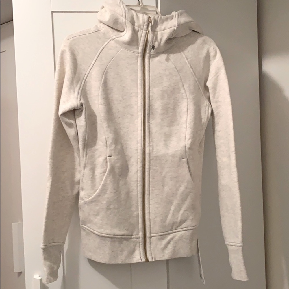 Lululemon Scuba Full Zip Hoodie in Gold - sz 6